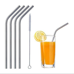 7 Pcs Stainless Steel Straw Set