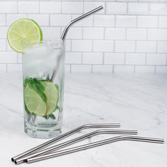 7 Pcs Stainless Steel Straw Set