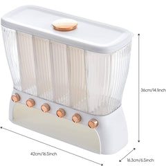 6 Grids Cereal Beans Dispenser