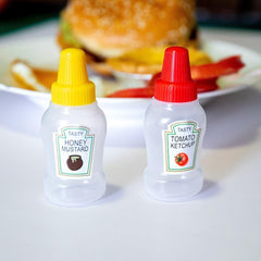 2 Pcs Mini Ketchup Bottles