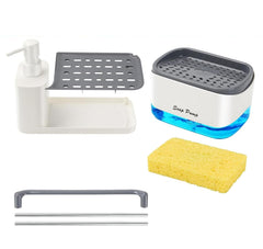 5-in-1 Kitchen Soap Dispenser Set-White