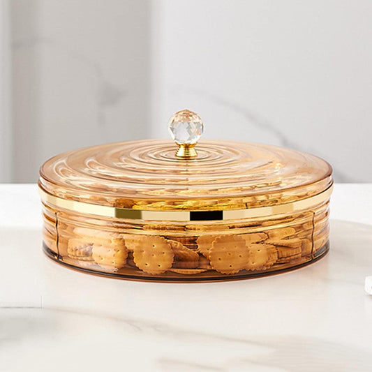 Single Layer Dry Fruit Tray-Copper