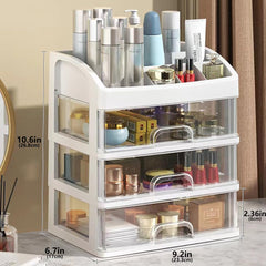 Makeup Organizer with 3 Drawers