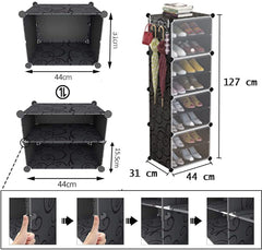 8 Step with 4 Door Shoe Organizer