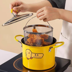Mini Deep Fryer Pot with Stainer