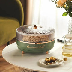 Rotating Snack & Nut Storage Box-Green