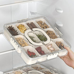 12 Slot Divided Snack Box Container
