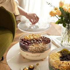 Rotating Snack & Nut Storage Box-OffWhite