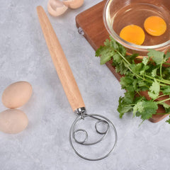 Stainless Steel Double Ring Whisker-D1