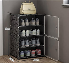 4 Step with 2 Door Shoe Organizer