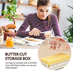 1 Pc Butter Cutter Container With Lid