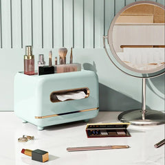 Tissue Box with Magnetic Opening-Sky Blue