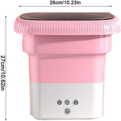 Foldable Washing Machine-Pink