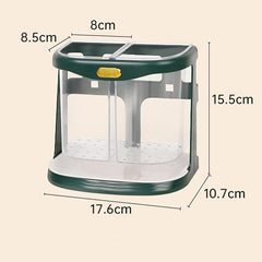 2 Grid Acrylic Cutlery Holder
