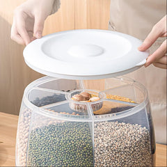 Rotating Grain Storage Container