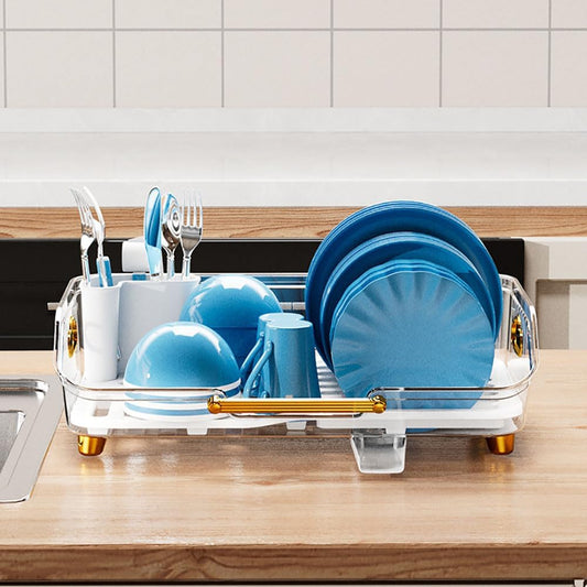 Acrylic Dish Drying Rack-White