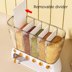 6 Grids Cereal Beans Dispenser