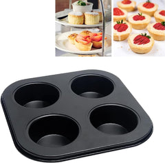 4 Holes Non-Stick Muffin Pan