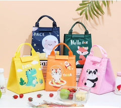 Cartoon Design Food Thermal Bag-Green