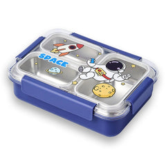 Stainless Steel Kids Lunch Box-Blue