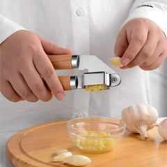 Wooden Handle Garlic Masher-KT