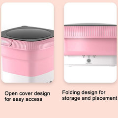 Foldable Washing Machine-Pink