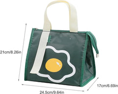 Insulated Food Storage Bag with Zip-Black
