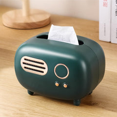Retro Radio Inspired Tissue Box