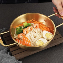 Stainless Steel Golden Pot (20cm)