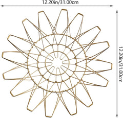 Multipurpose Metal Golden Foldable Basket