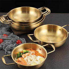 Stainless Steel Golden Pot (20cm)