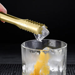 Golden Ice Cube Tong