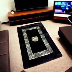 Versace Floor Mat-Dark Brown (100*150)