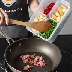 4 Partition Airtight Food Storage Containers