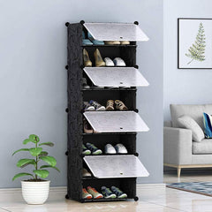 8 Step with 4 Door Shoe Organizer