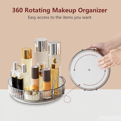 Rotating Makeup Organizer-Grey