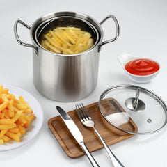 Stainless Steel Fryer Pot -3.5L