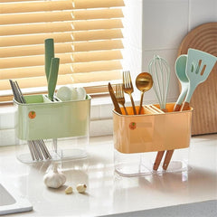 Acrylic Thickened Cutlery Holder
