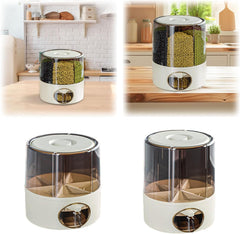 6 Grid Food Grain Storage Container