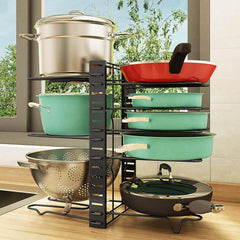 8 Layers Pots and Pans Organizer