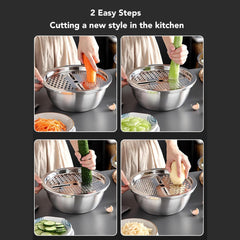 3 in 1 Stainless Steel Grater