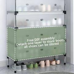 4 Layer Metal Shoe Organizer Rack