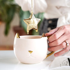 Star Shape Golden Infuser
