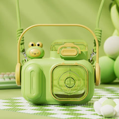 Camera Shaped Water Bottle Bounce Lid-Green