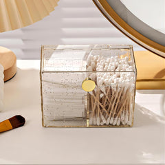 Acrylic 2 Slot Cotton Swab Holder