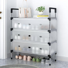 4 Layer Metal Shoe Organizer Rack