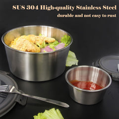 4 Pcs Stainless Steel Containers