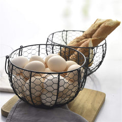 Metal Wire Egg Storage Basket