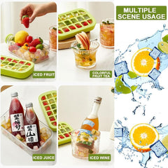 Ice Cube Bottle with Straw