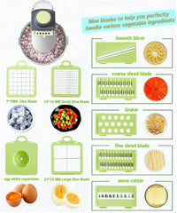 9 IN 1 MULTIFUNCTION VEGETABLE CUTTER